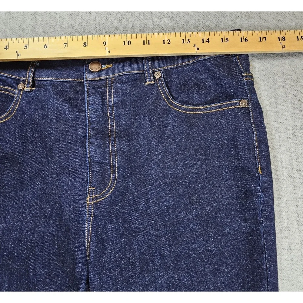 OAT New York Jeans Women's Size 10 Blue Straight Leg High‎ Rise